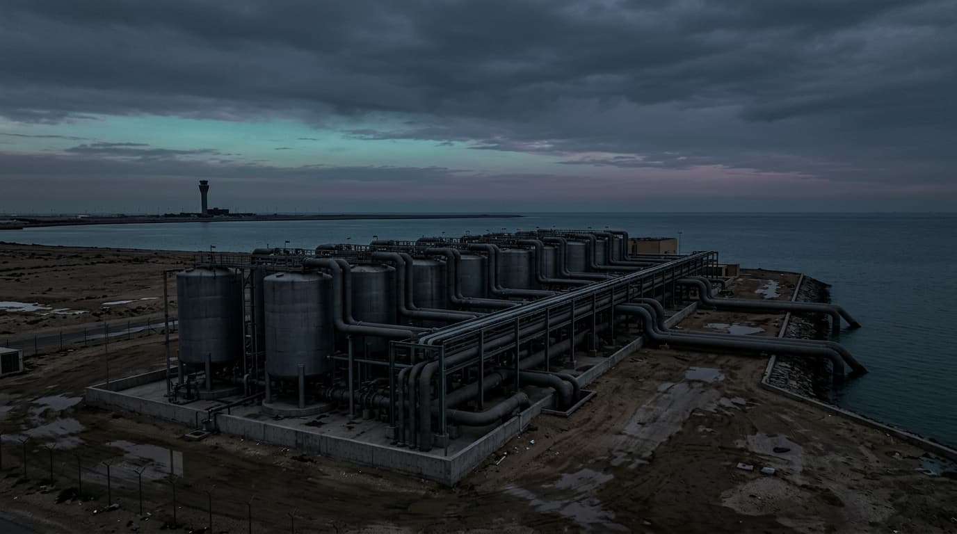 Iran Strikes Kuwaiti Desalination Plant, Forces Airport Closure in Regional Escalation