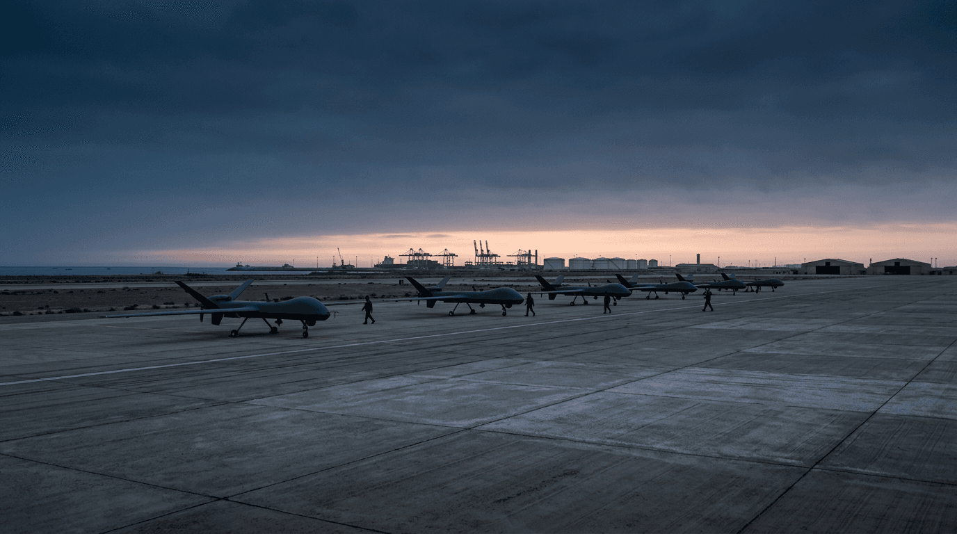 Iran strikes US bases in Kuwait with drones; sirens reported in Bahrain and Qatar