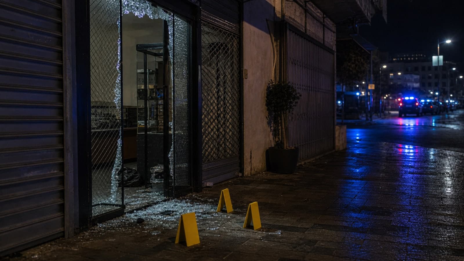 Police shut down three Bnei Brak businesses, arrest illegal residents and seize suspected drugs