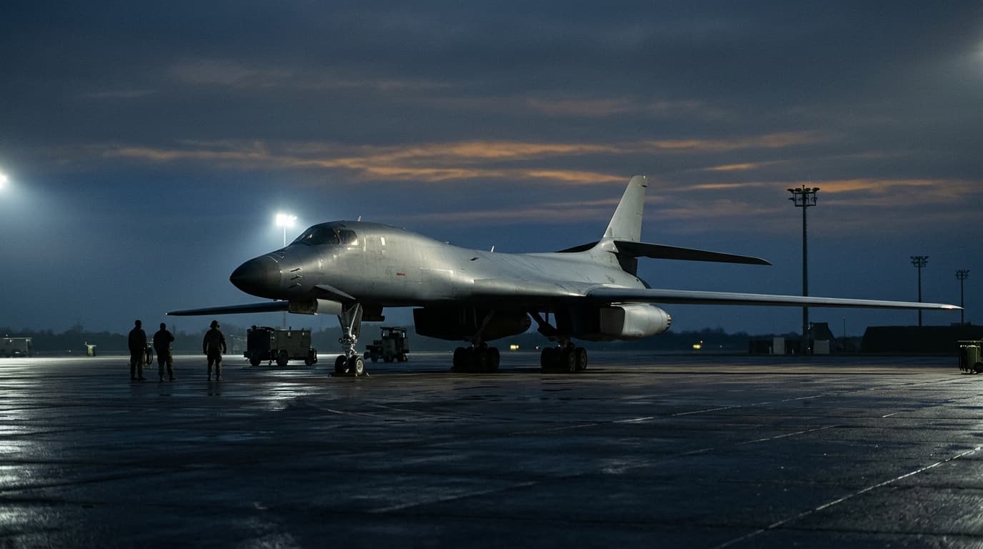 Overnight: US strikes Iranian naval and missile sites, uses B-1 bombers for first time