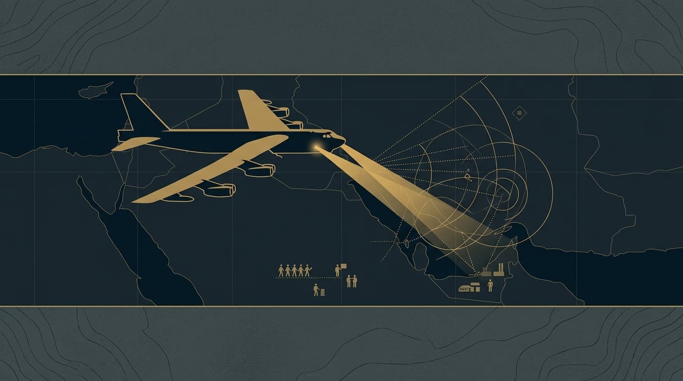 US B-52 Bomber Enters Saudi Airspace as Strike Warnings Intensify